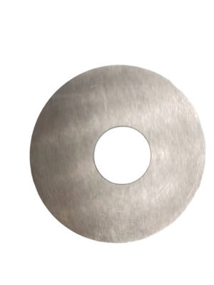 D10 Tungsten Çelik Cemented Karbid Dairesel Çakmak Blade Blank Kullanım Direnci