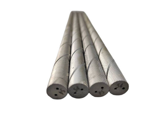 13.0g/Cm3-15.58g/Cm3 Çift soğutma deliği olan Spiral Tungsten Filmiş Çubuk