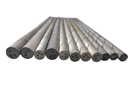 Kullanım Dayanıklı Karbid Spiral Çubuğu Özel Topraklı Tungsten Karbid Çubuğu Blankları